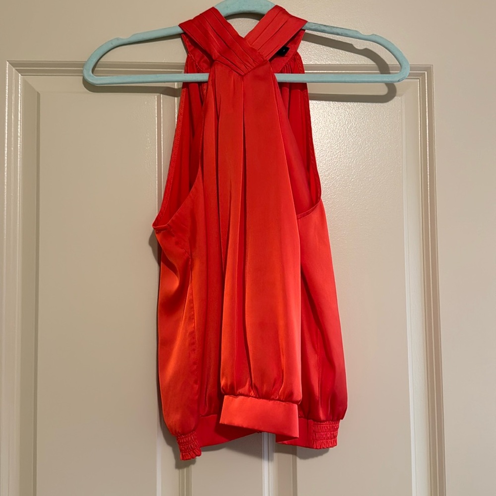 Express Satin Halter Top